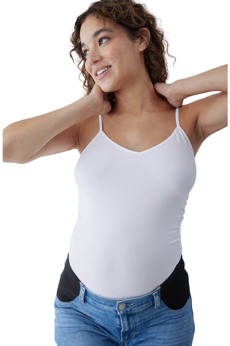 Seamless Maternity Camisole, Alternate, color, WHITE