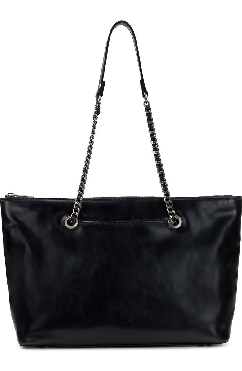 Patricia Nash Belle Leather Tote, Main, color, Black