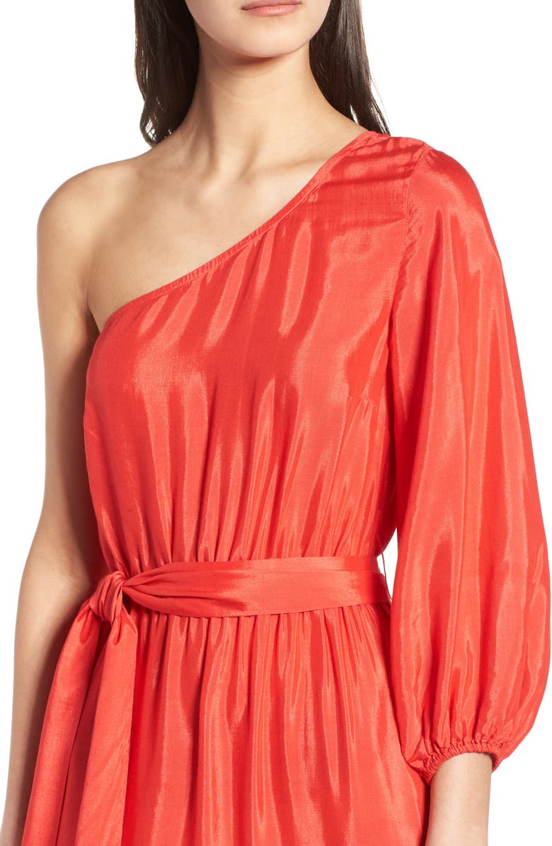 LOVE LIKE SUMMER X BILLABONG One-Shoulder Maxi Dress, Alternate, color, 