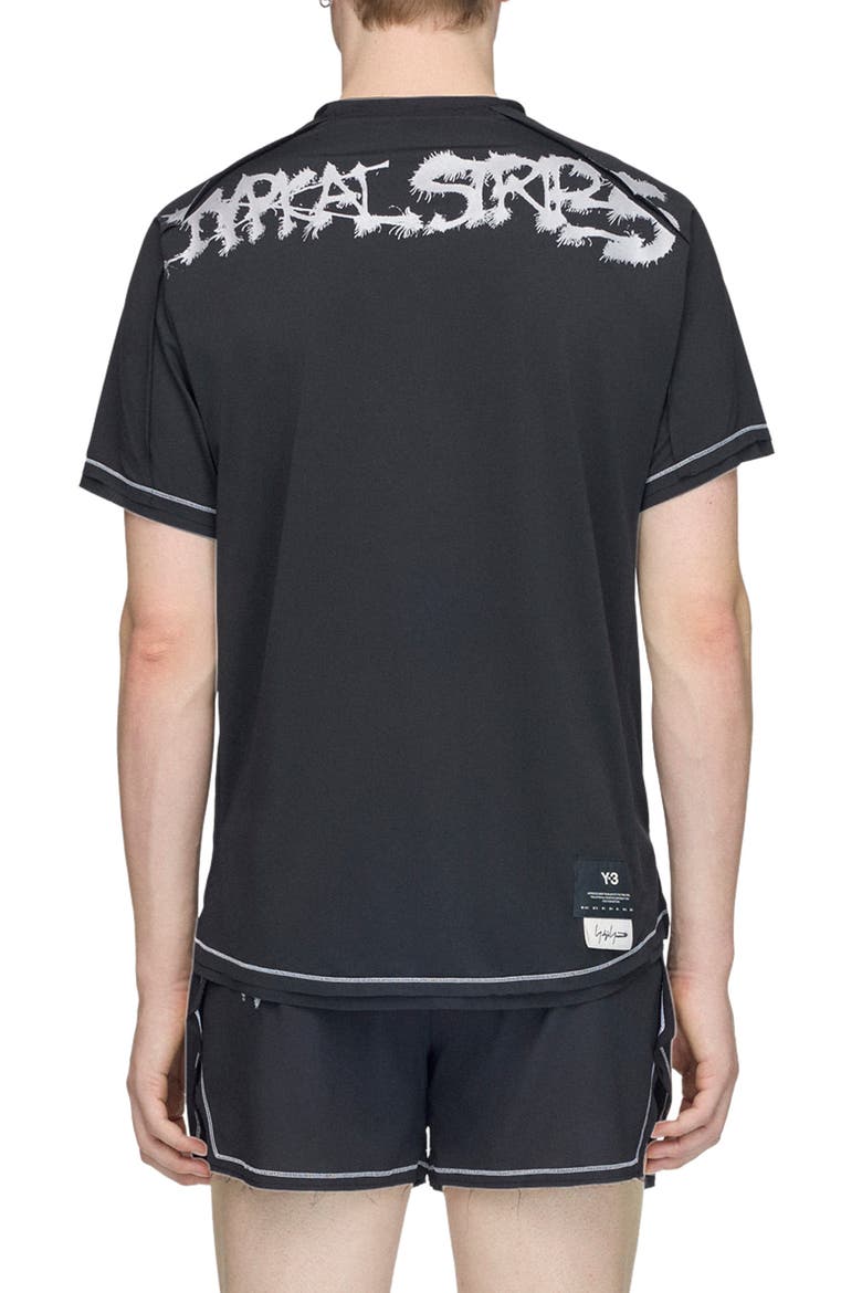 Chito Graphic Running Short Sleeve Tee, Alternate, color, BLACK