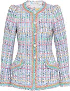 Maison Common Tweed Jacket With Border