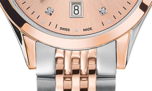 Balmain Watches Classic R Diamond Bracelet Watch, 34mm In Gold