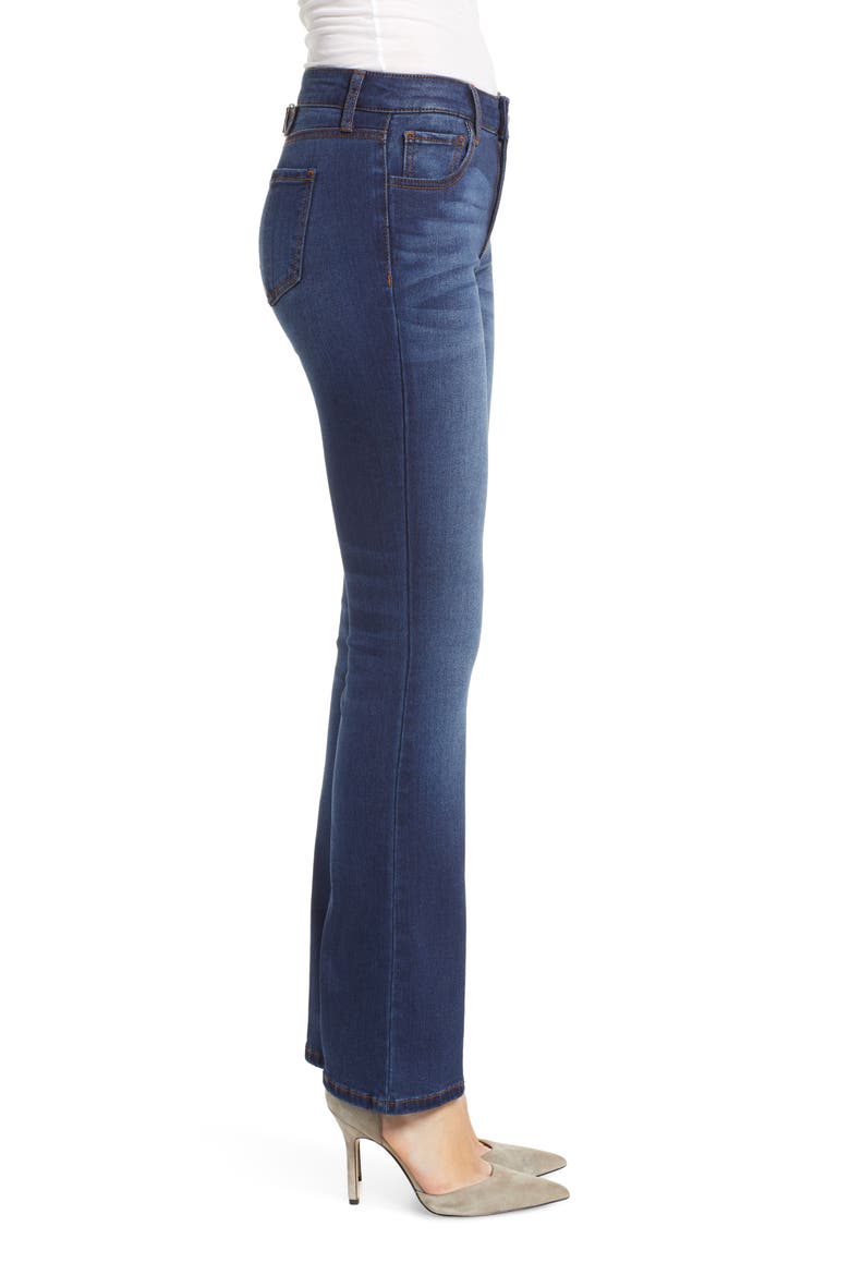 Clean Flare Jeans, Alternate, color, KRIS