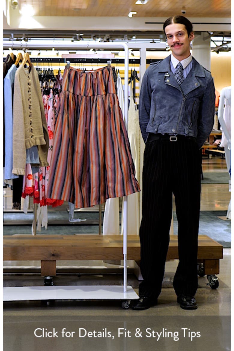 Striped Taffeta Skirt video