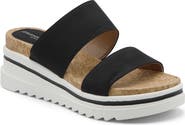 Adrienne Vittadini Cara 3 Wedge Slide Sandal