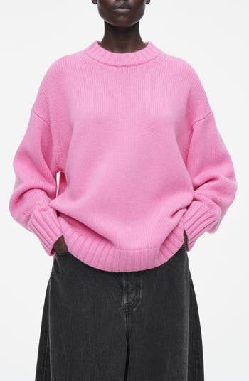COS Oversize Cashmere Crewneck Sweater Nordstrom