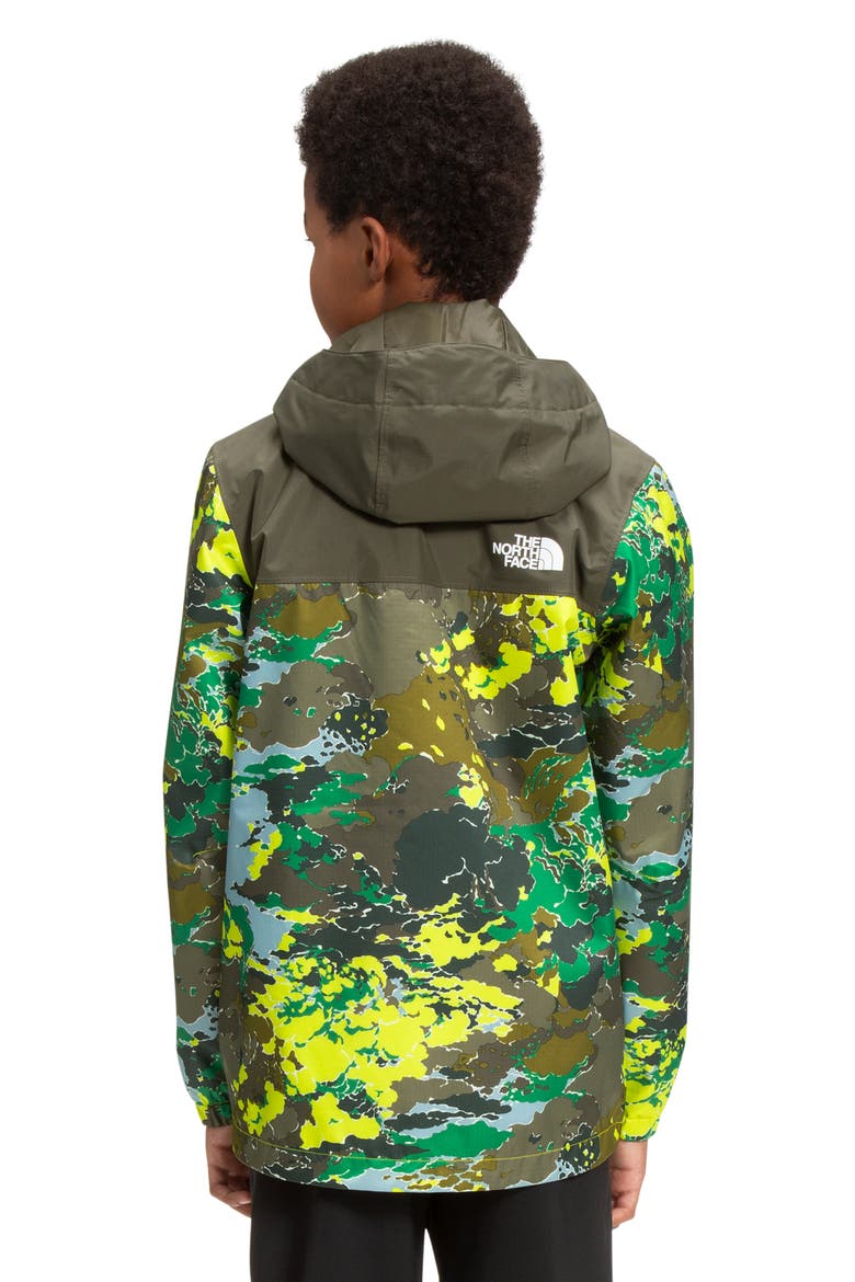 Kids' Resolve Reflective Camo Print Jacket, Alternate, color, GREEN CLOUD CAMO