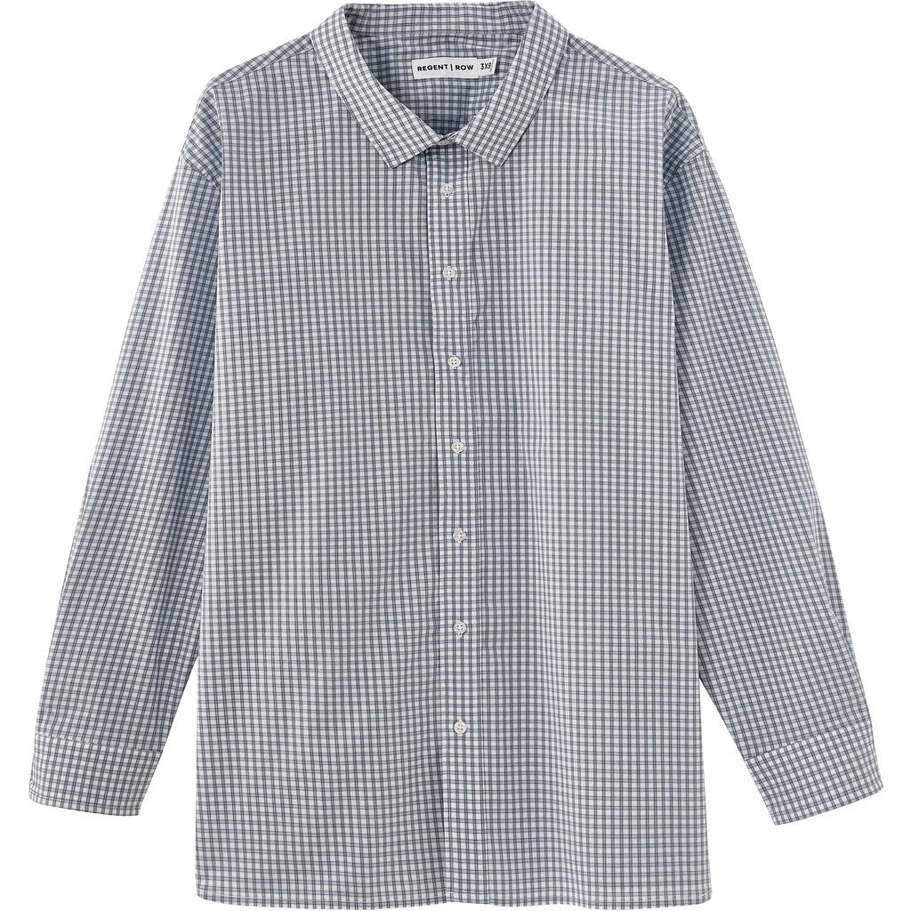 Regent Row Big And Tall Stanton Shirt Long Sleeve Button Down In Green-plaid