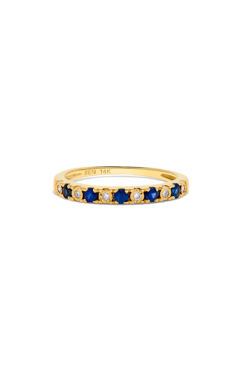 H.J. Namdar 14K Yellow Gold Diamond & Gemstone Stackable Ring, Alternate, color, Yellow Gold