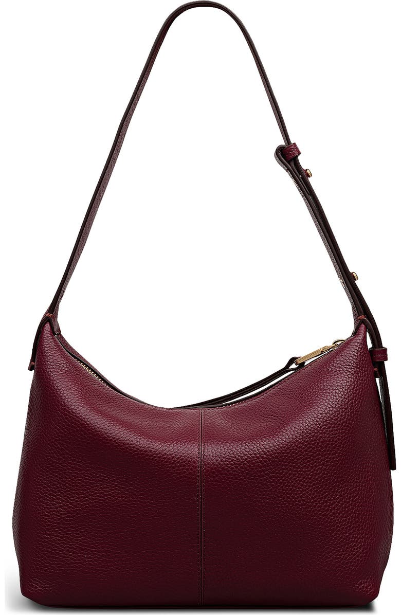 Radley Maldon Mews Medium Leather Shoulder Bag, Alternate, color, Dark Cherry