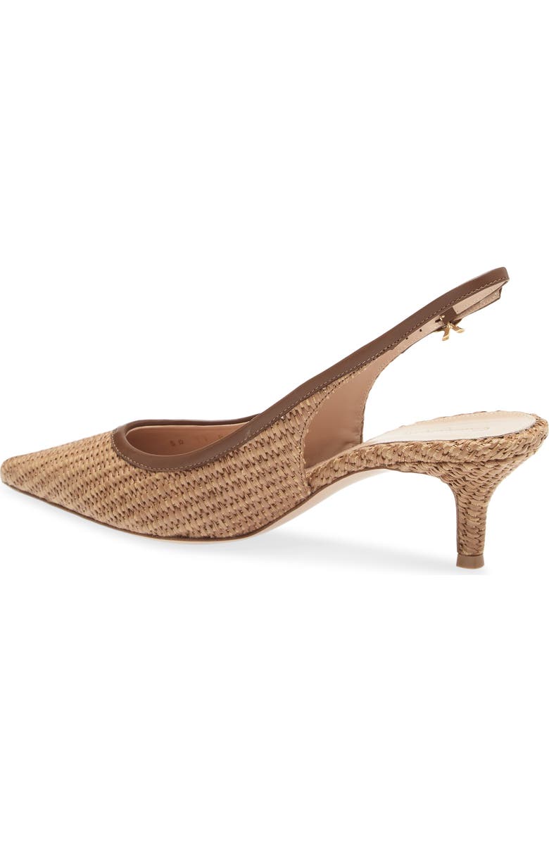 Gianvito Rossi Pointed Toe Slingback Pump, Alternate, color, Cuoio