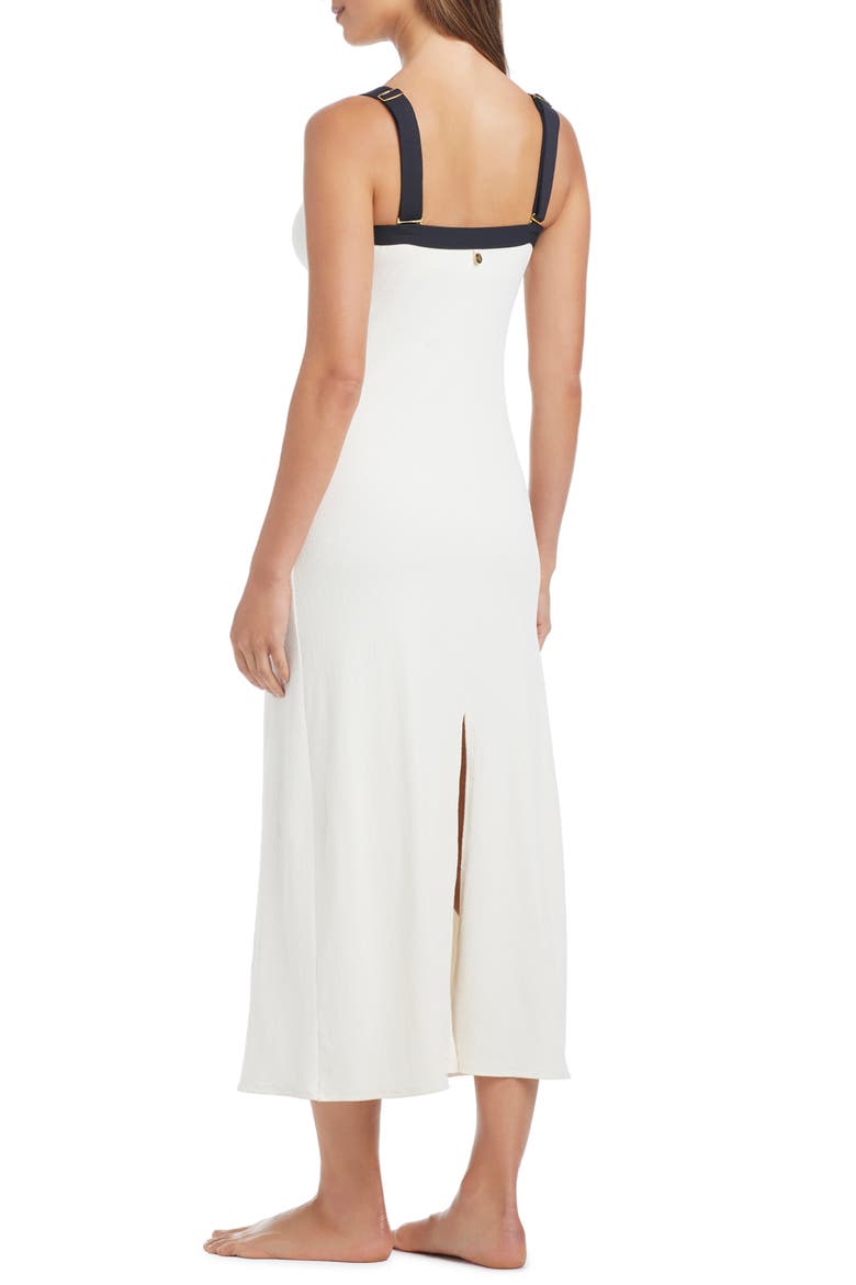 Sleeveless Midi Dress, Alternate, color, COCONUT WATER