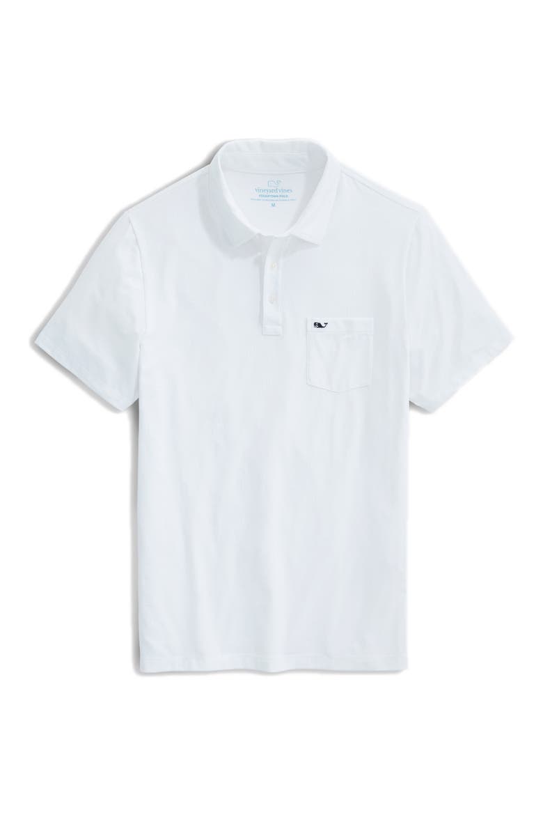 Edgartown Pocket Performance Polo, Alternate, color, WHITE CAP