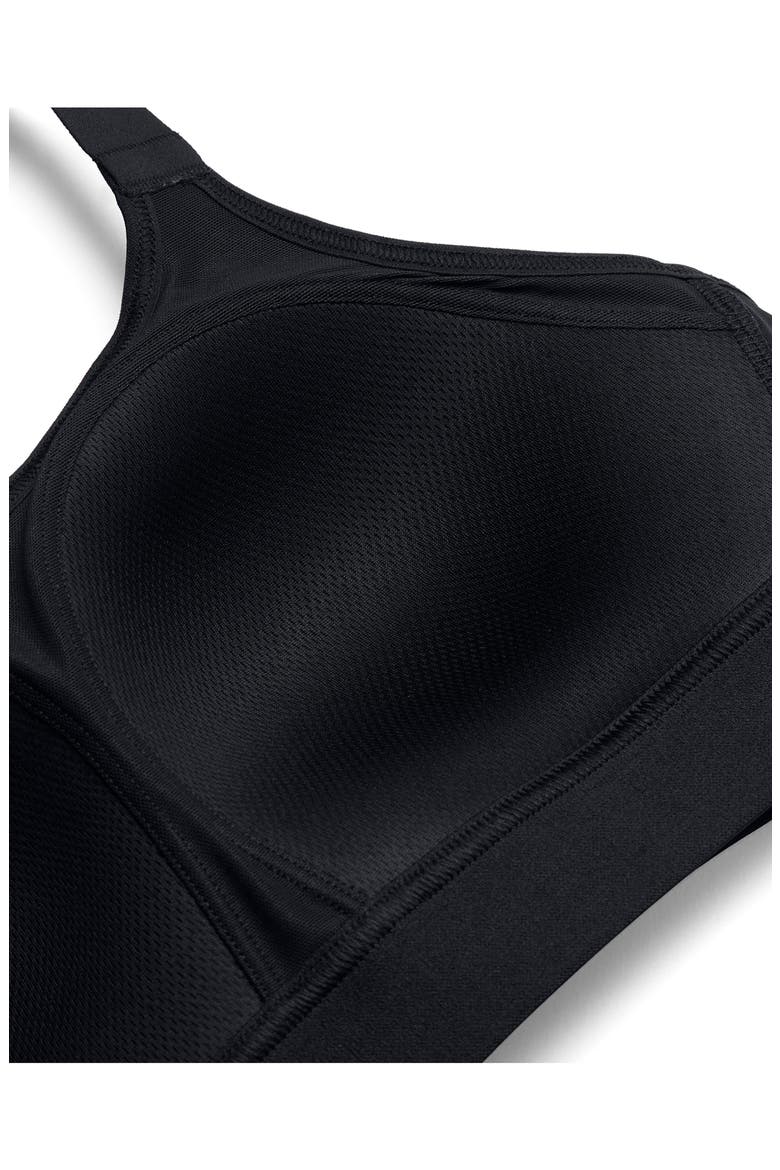 Crossback High Impact Sports Bra, Alternate, color, BLACK