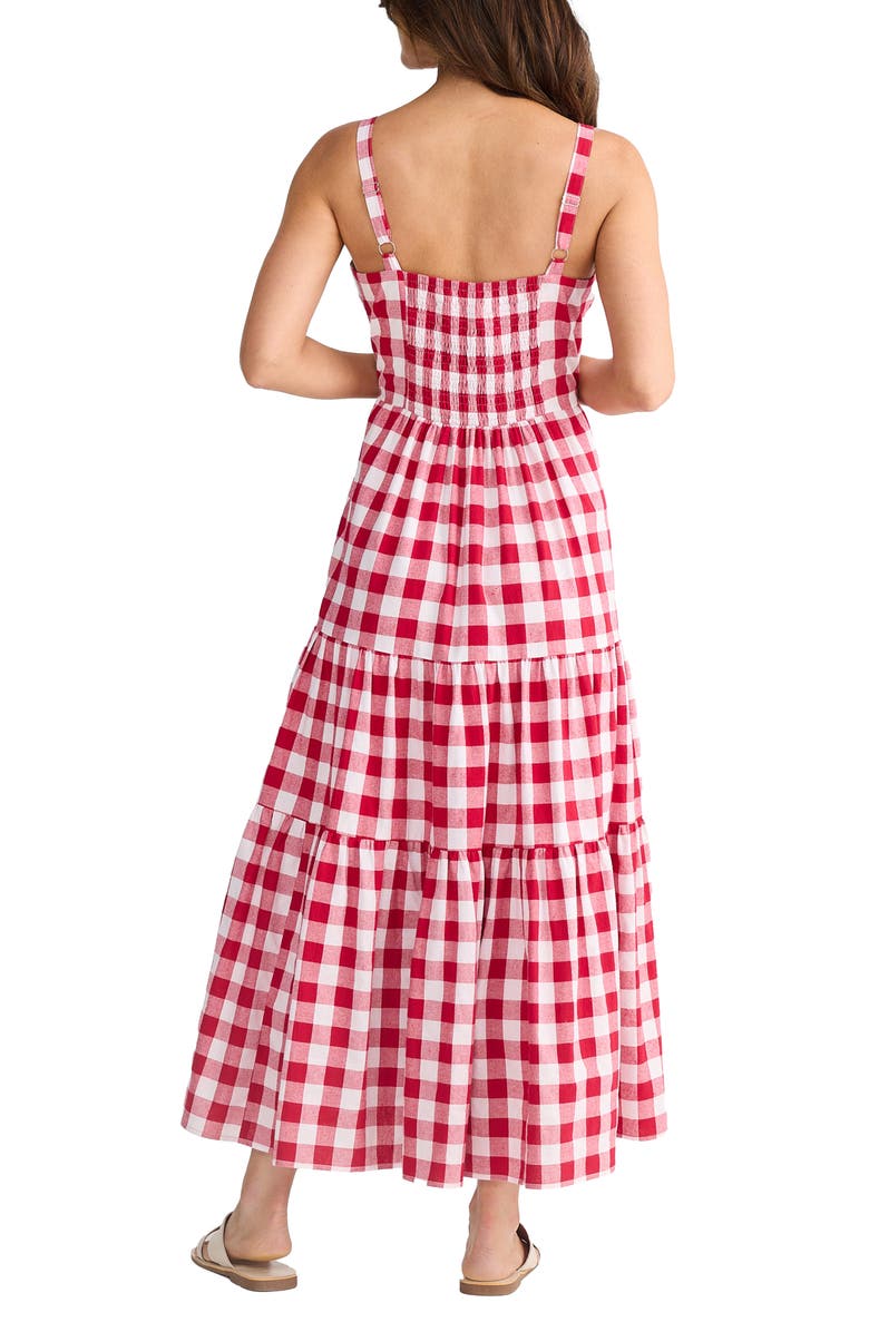 Brave+True Kaylee Check Print Midi Dress, Alternate, color, Red Gingham