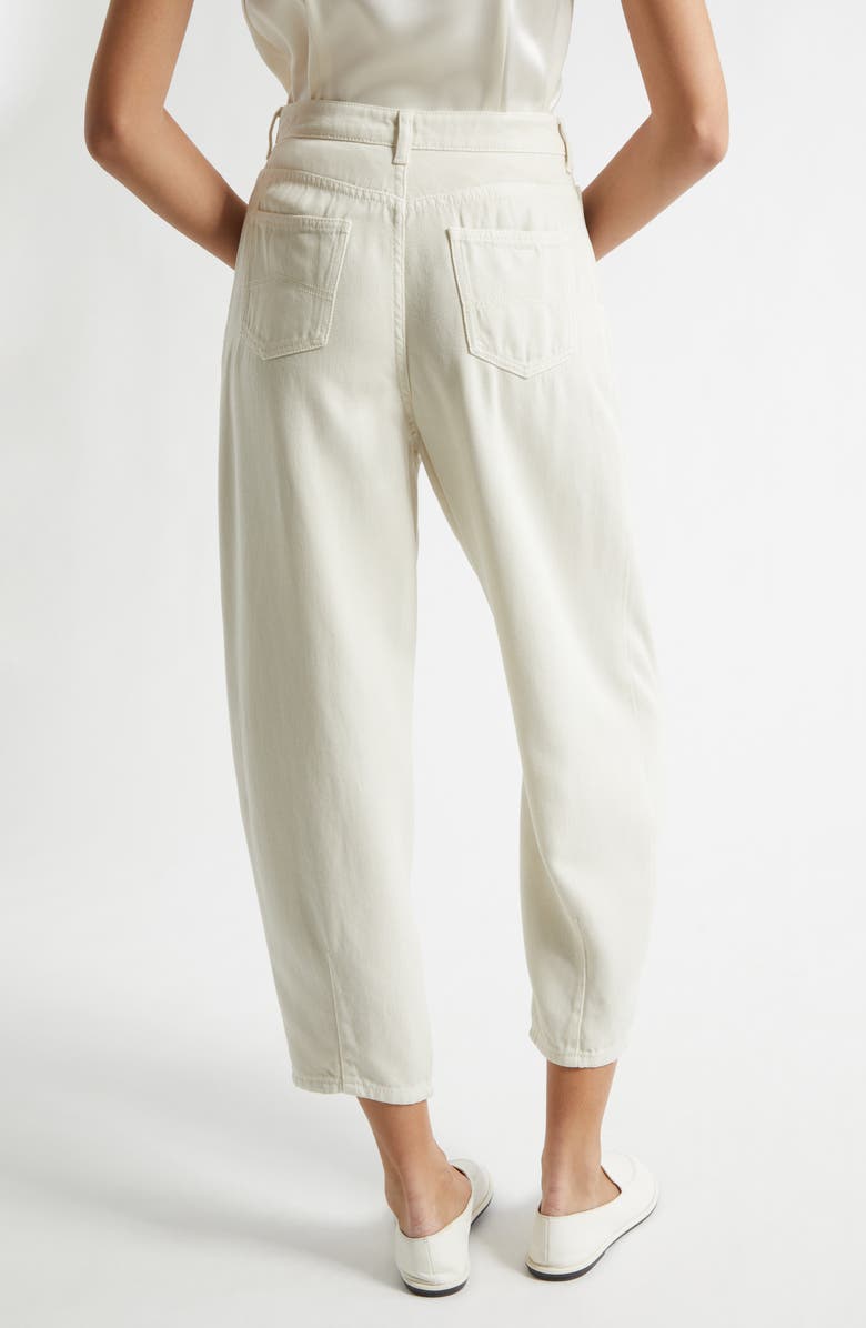 Emporio Armani J8H Relaxed-Fit Pants, Alternate, color, Solid White