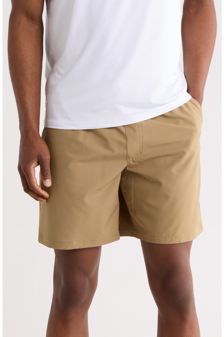 Seaside Amphibian Hybrid Shorts, Main, color, ELMWOOD