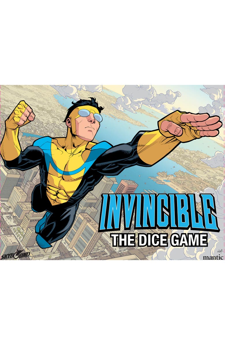 Mantic Games Invincible The Dice Game Fast Paced Push Your Luck Dice Rolling Game, Ages 10+, Alternate, color, Multicolored