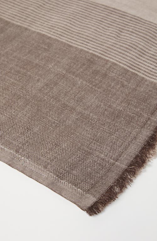 Brunello Cucinelli Linen And Silk Scarf In Yuta