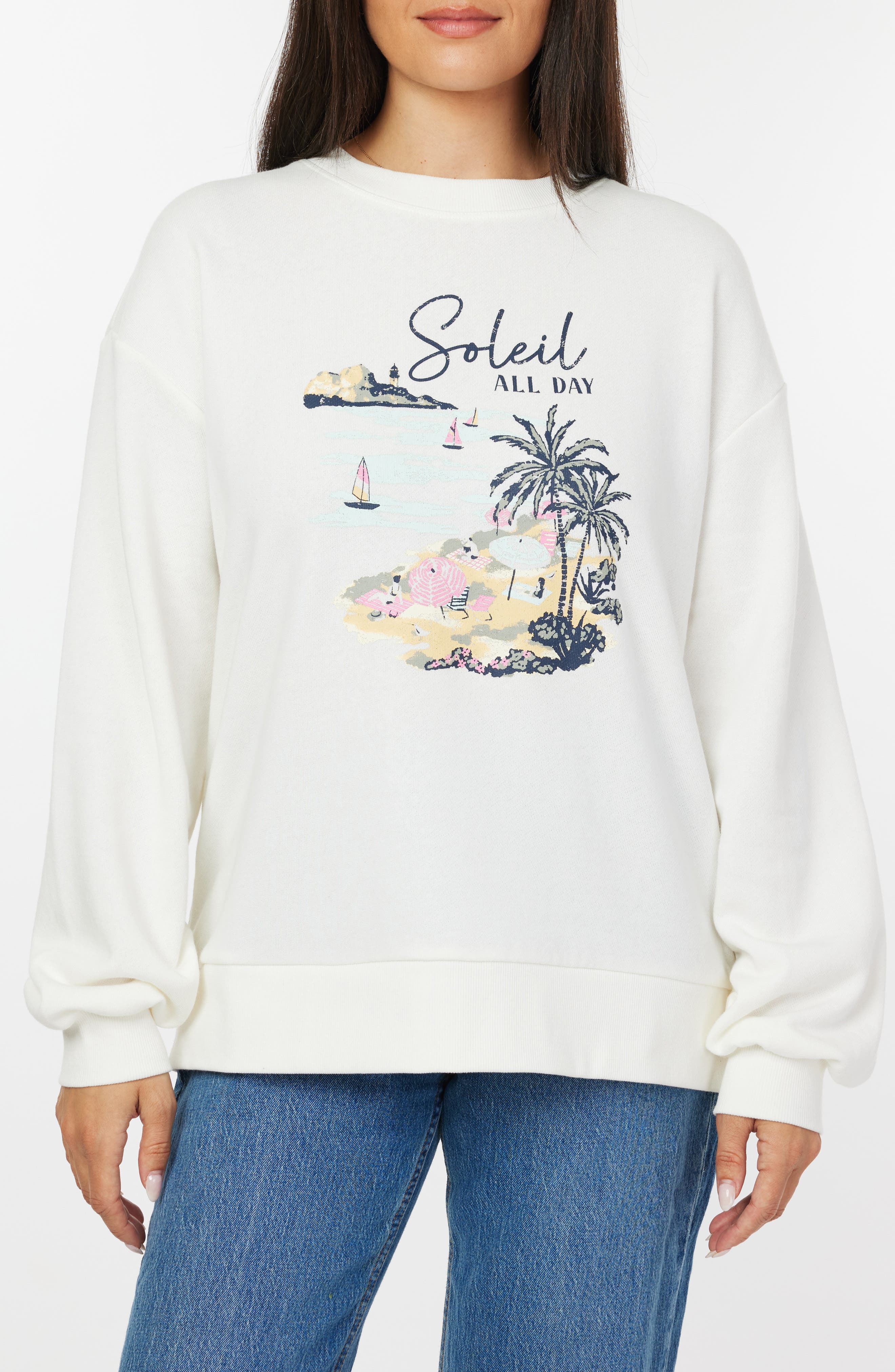 Millie Beach Terry Sweatshirt