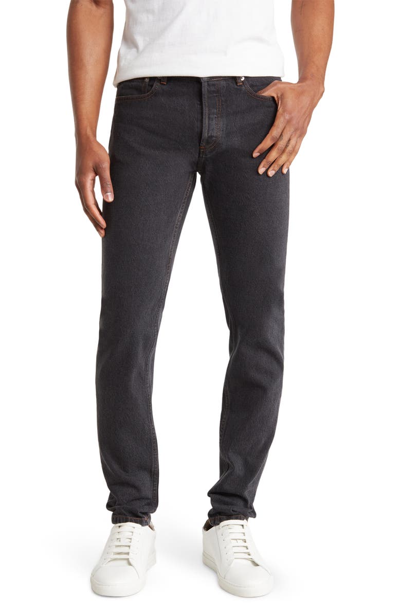 A.P.C. New Standard Straight Leg Organic Cotton Jeans, Main, color, 