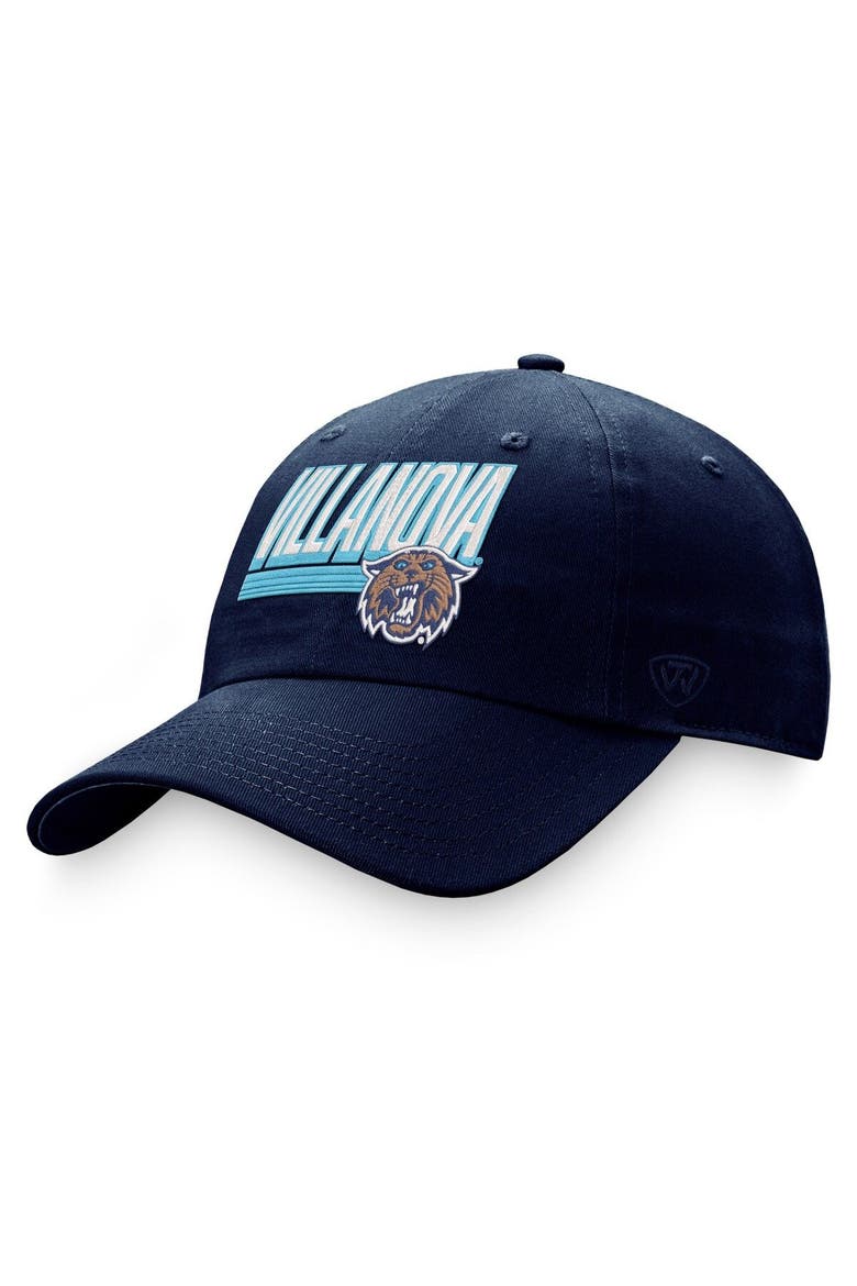 Men's Top of the World Navy Villanova Wildcats Slice Adjustable Hat, Main, color, Navy