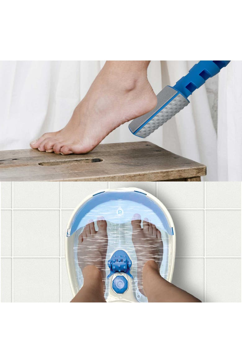Foot Spa, Tea Tree Scrub & Callus Remover, Alternate, color, Multicolor