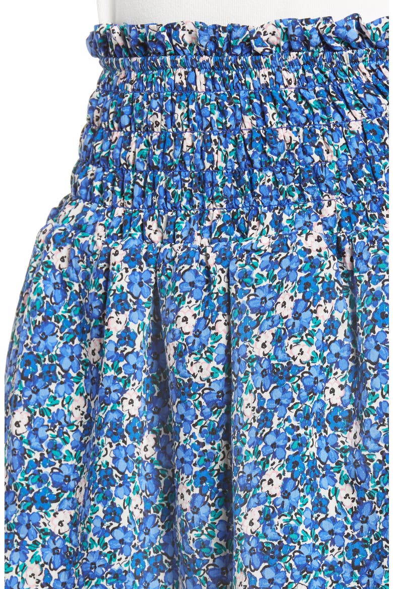 Floral Miniskirt, Alternate, color, DAZZLING BLUE