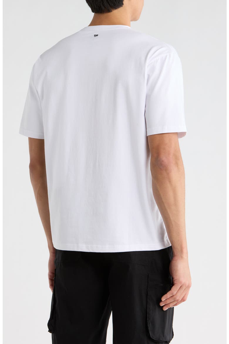Oversize V-Neck T-Shirt, Alternate, color, WHITE