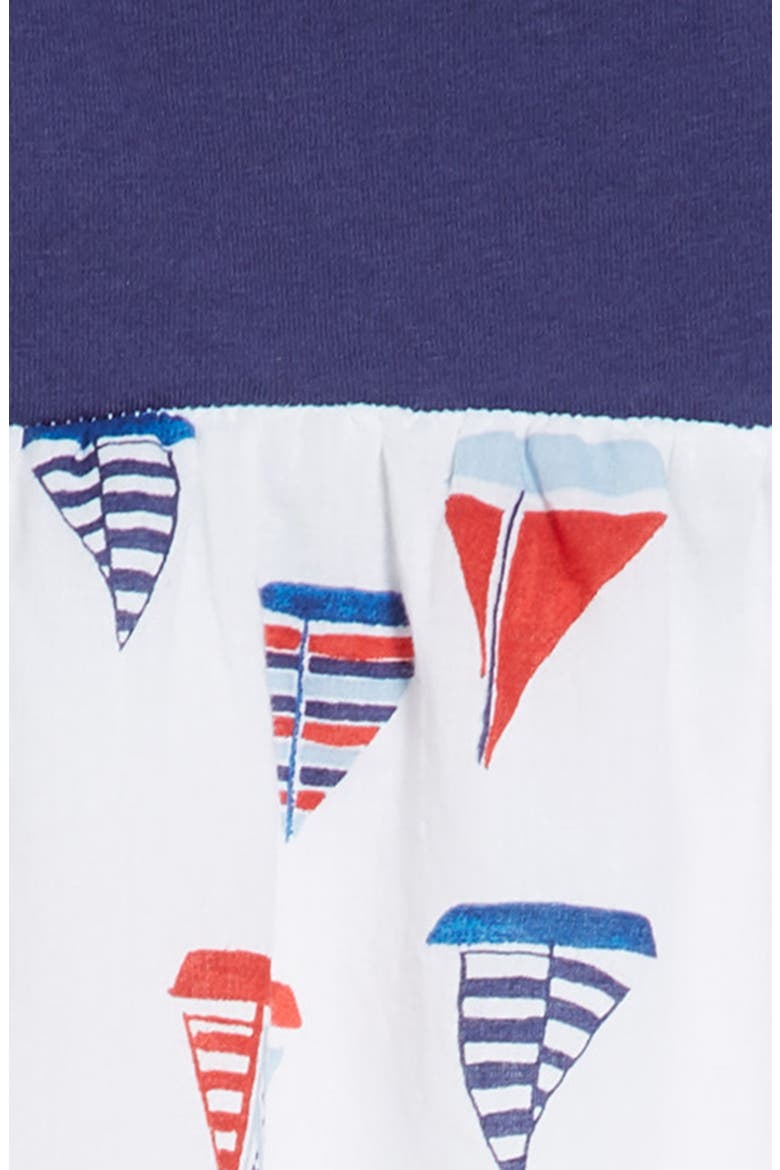 Racerback Tank Dress, Alternate, color, WHITE MULTI SAILBOATS