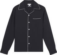 Reiss Josh Piped Button-Up Shirt