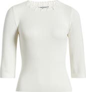 Wit & Wisdom Elbow Sleeve Rib Sweater