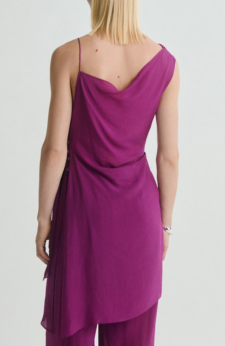 MANGO Flower Detail Sleeveless Top, Alternate, color, 