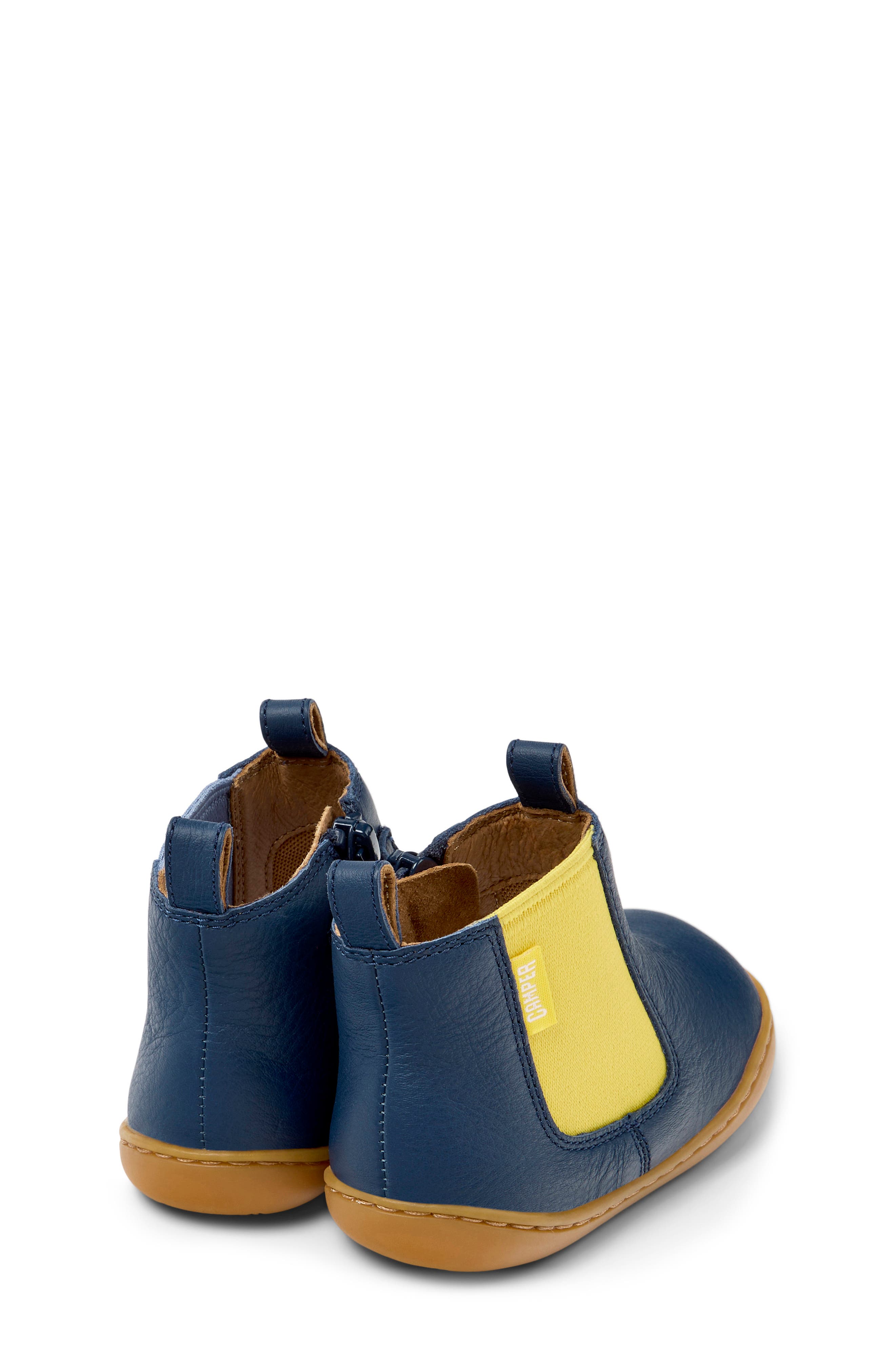 Camper Kids' Peu Cami First Walker Chelsea Boot, Alternate, color, Dark Blue