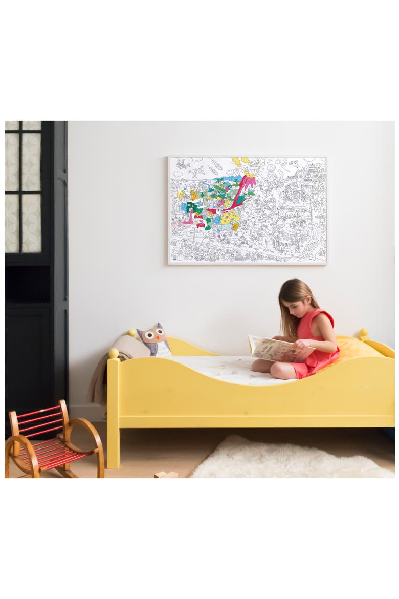 Giant coloring Poster Dino, Alternate, color, DINOS