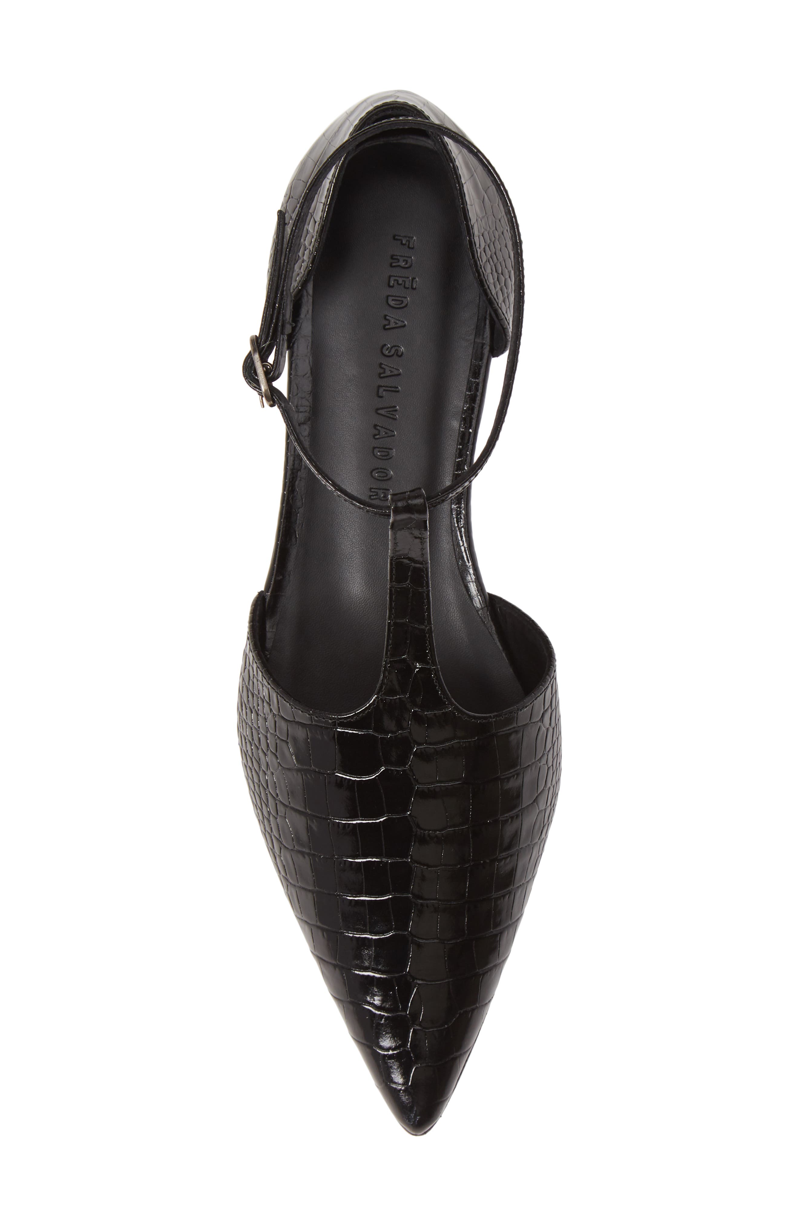 Freda Salvador Tulip T-Strap Flat, Alternate, color, 