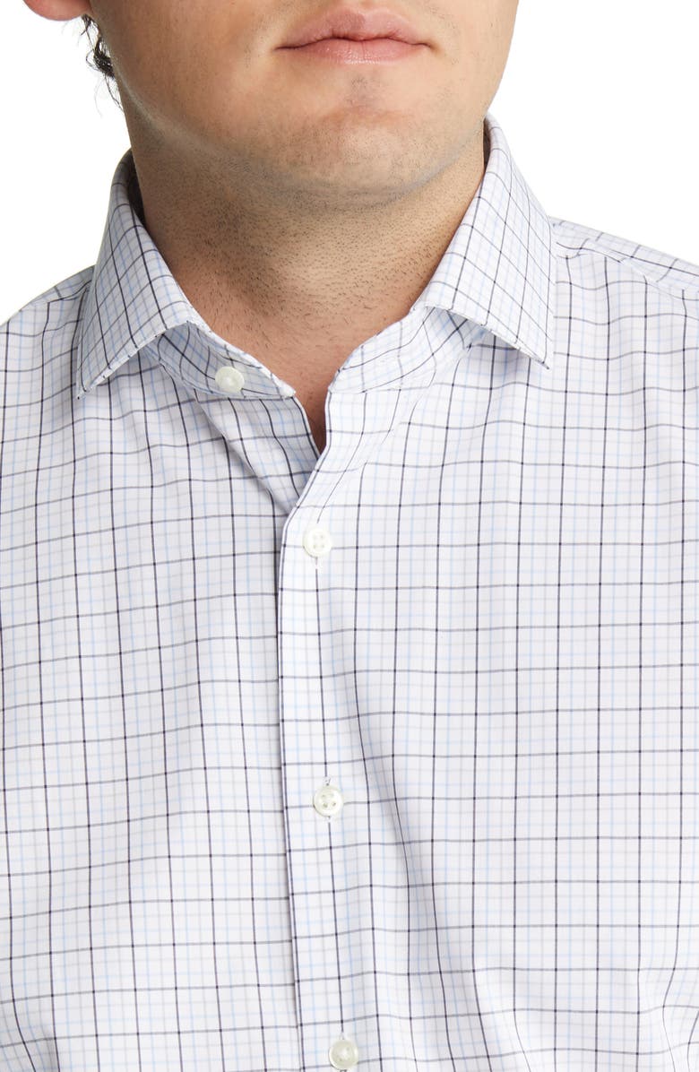 Nordstrom Tech Smart Traditional Fit Plaid CoolMax<sup>®</sup> Dress Shirt, Alternate, color, 