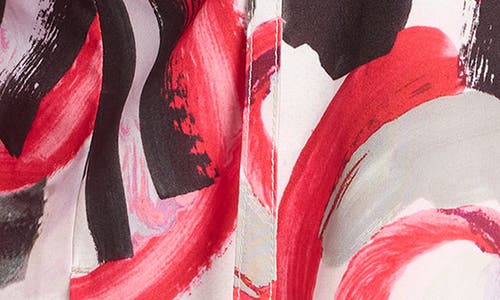 Nz Active By Nic+zoe Graffiti Hooded Windbreaker In Red Multi