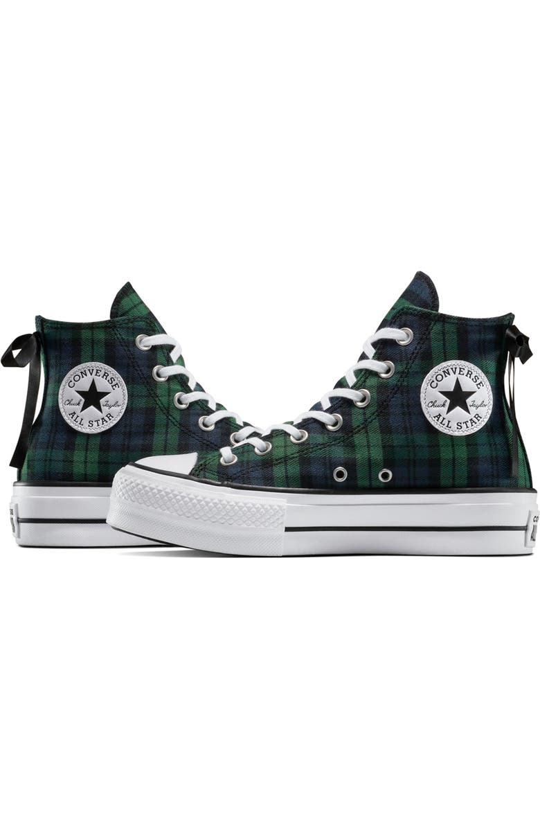 Converse Chuck Taylor All Star Lift Canvas High Top Platform Sneaker, Alternate, color, Navy/ Black/ White