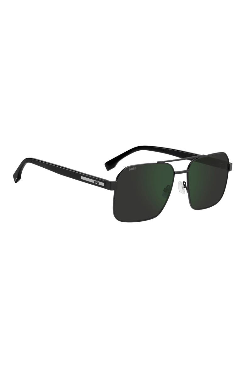 1985/S/US 59mm Square Sunglasses, Alternate, color, MATTE BLACK/ GYHC GNSP AR
