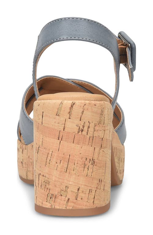 B O C By Børn Leight Platform Sandal In Light Blue