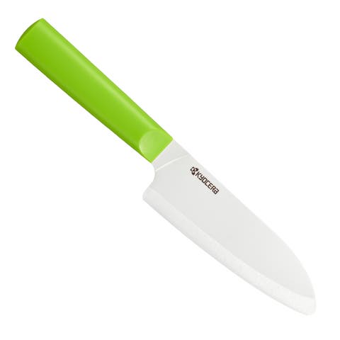 INNOVATIONwhite® 5.5-Inch Ceramic Santoku Knife, White Blade