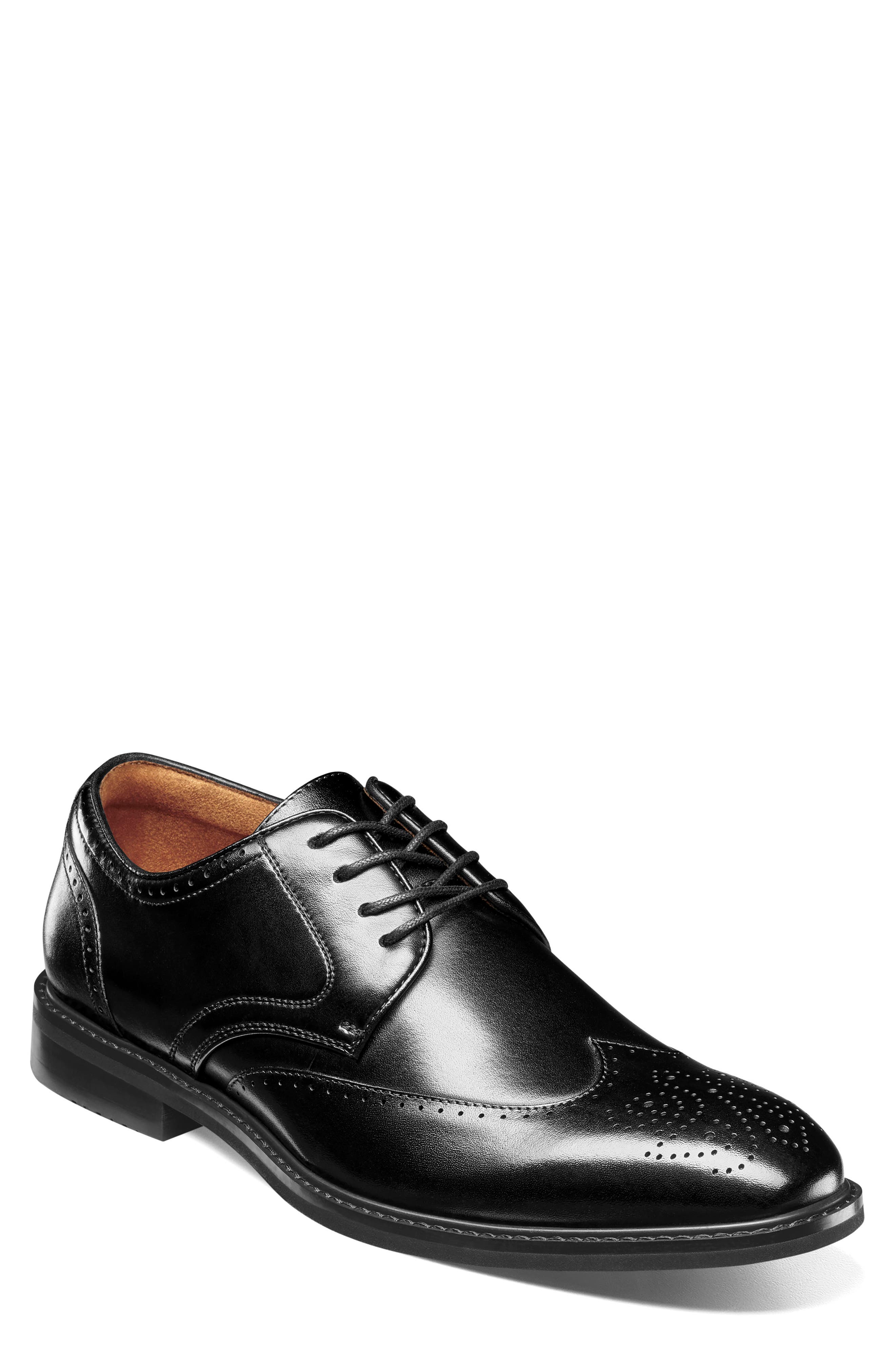 Stacy Adams Bennett Longwing Derby, Main, color, Black
