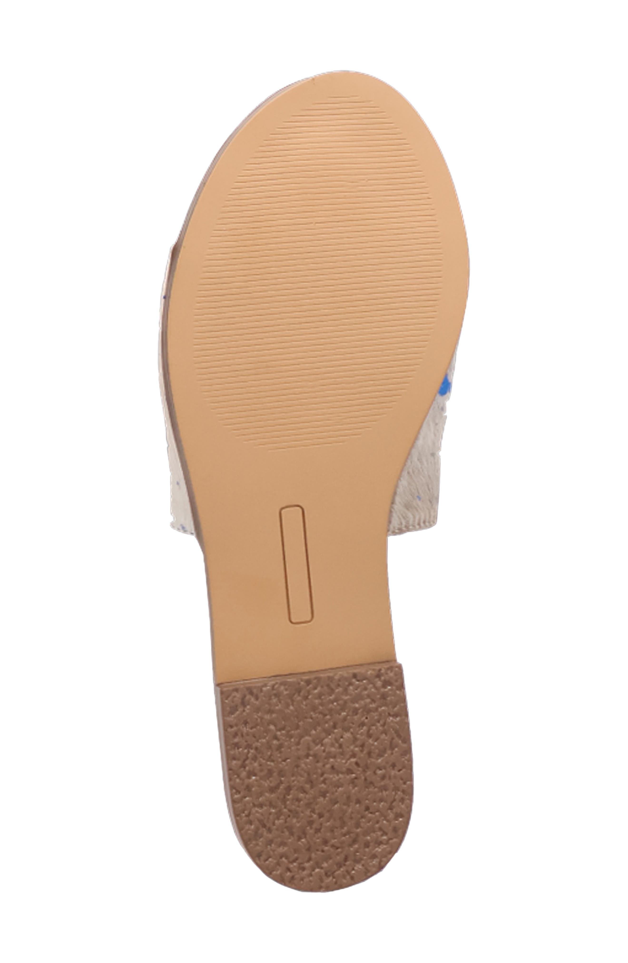 Moo Moo Genuine Calf Hair Slide Sandal, Alternate, color, BLUE