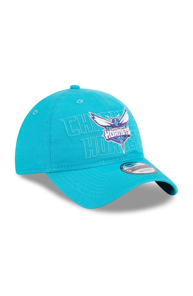 New Era Men's New Era  Teal Charlotte Hornets 2023 NBA Draft 9TWENTY Adjustable Hat, Alternate, color, 
