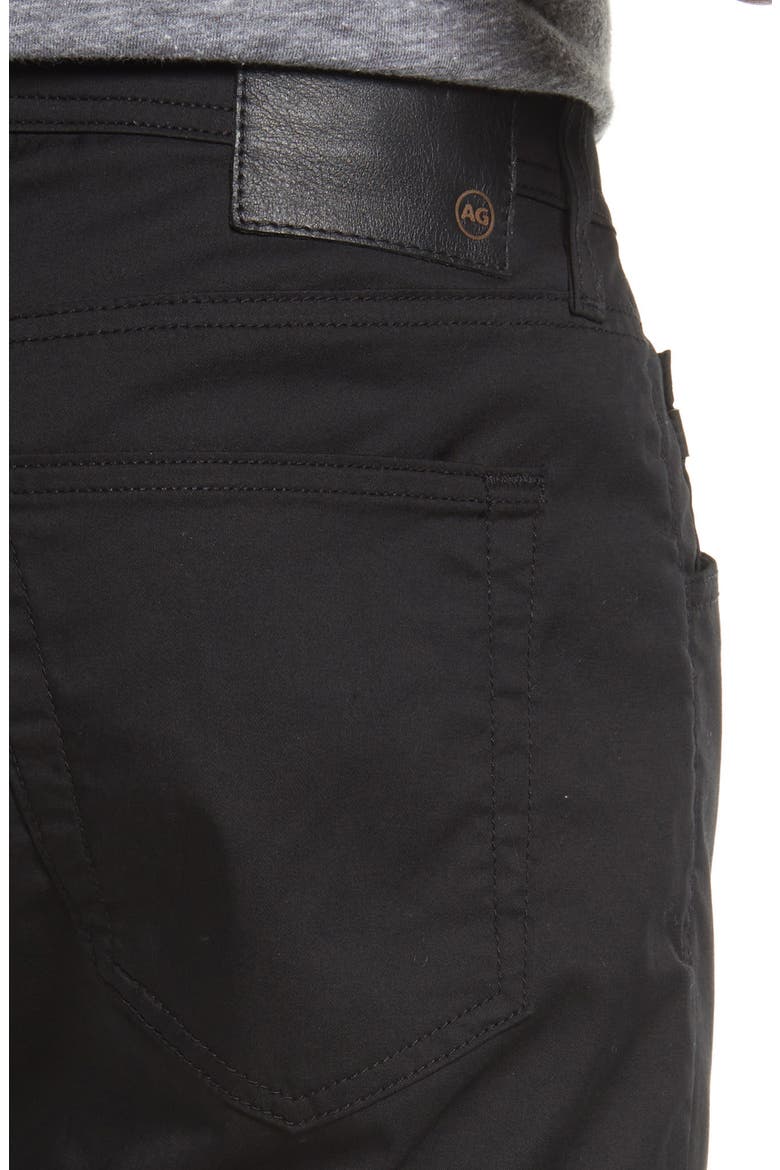 Tellis Slim Fit Cool Comfort Performance Twill Pants, Alternate, color, PURE BLACK