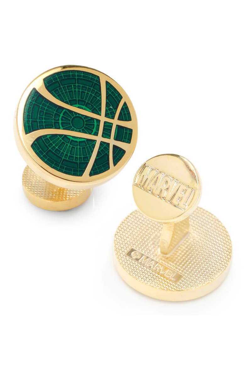 Doctor Strange Cuff Links, Alternate, color, GOLD