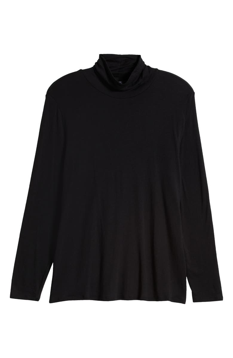 Eileen Fisher Long Sleeve Turtleneck Top, Alternate, color, 