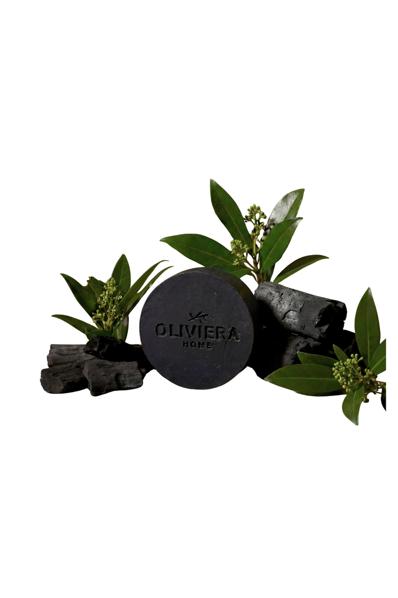 Activated Charcoal Bar Soap Trio, Main, color, Charcoal
