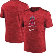 Nike Men's Nike Red Los Angeles Angels Logo Velocity Performance T-Shirt